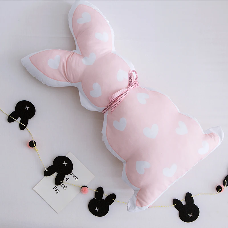 Подушка кролик в полоску для детской комнаты 55 х30 см|cushion stripe|back cushiondecorative cushions |