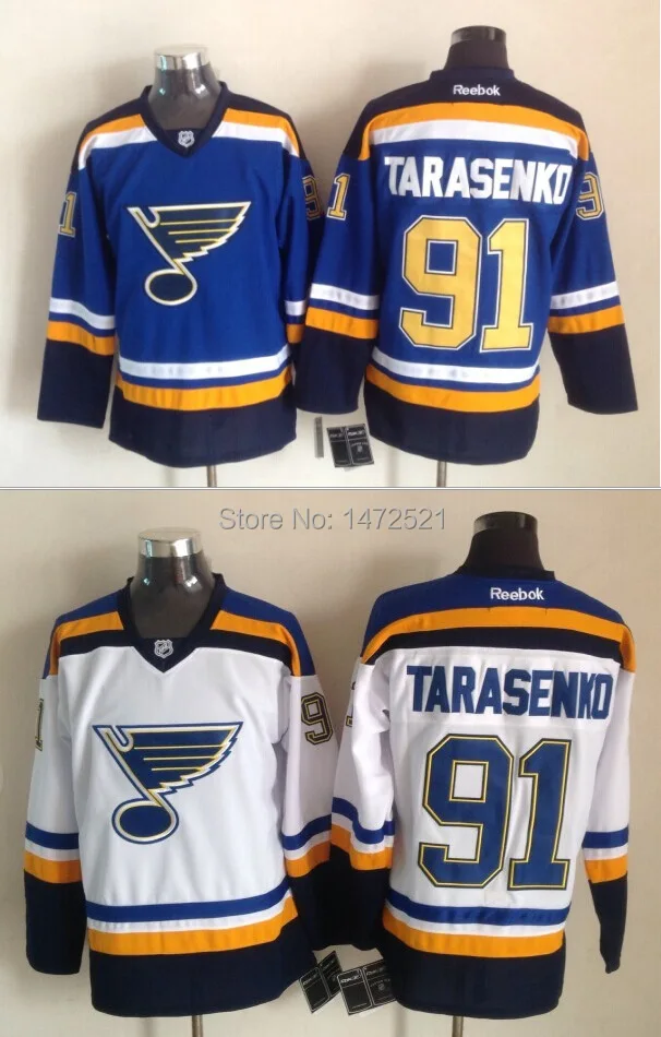 Cheap St. Louis Blues Hockey Jerseys Men's #91 Vladimir Tarasenko 2015 New Jersey Authentic Stitched | Спорт и развлечения