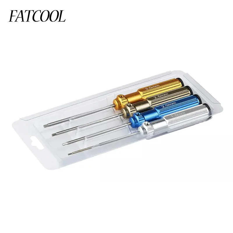 FATCOOL цветной набор отверток из титановой стали с шестигранной головкой Аллен