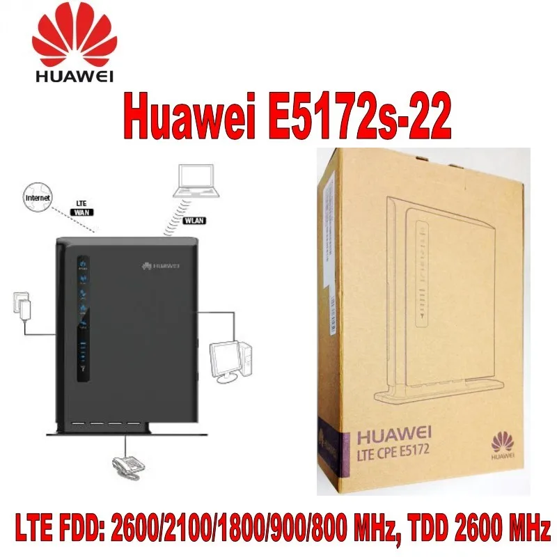 Лот из 10 шт. huawei E5172s 22 150 Мбит/с 4 г FDD и TDD LTE маршрутизатор (разблокированным)