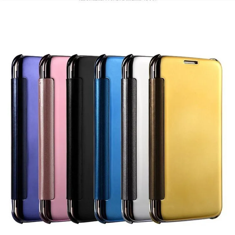 Mirror Clear View Luxury Case For Huawei P9 P10 Leather Flip Cover Mate8 7 P8 Lite Phone |