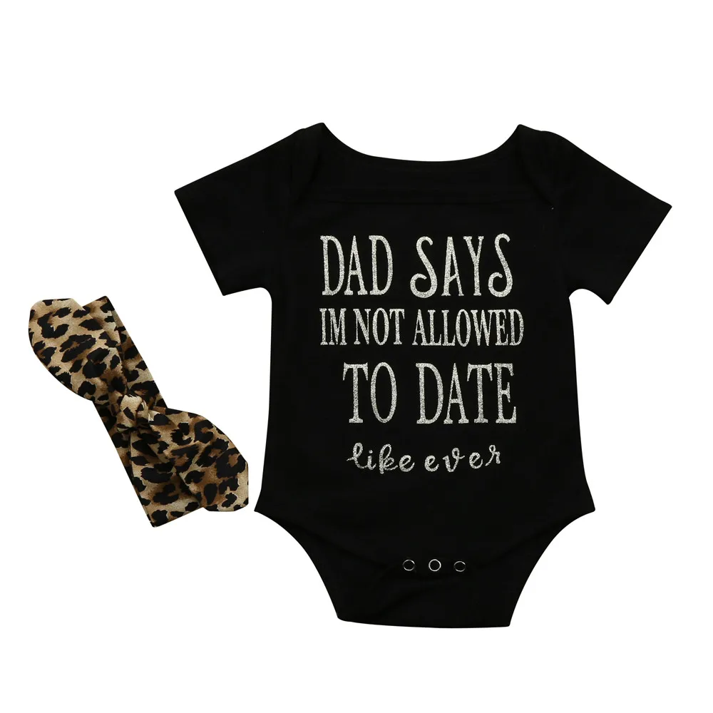 

TELOTUNY One-Pieces Rompers newborn baby girl clothes Jumpsuit Headband Outfits Z0827