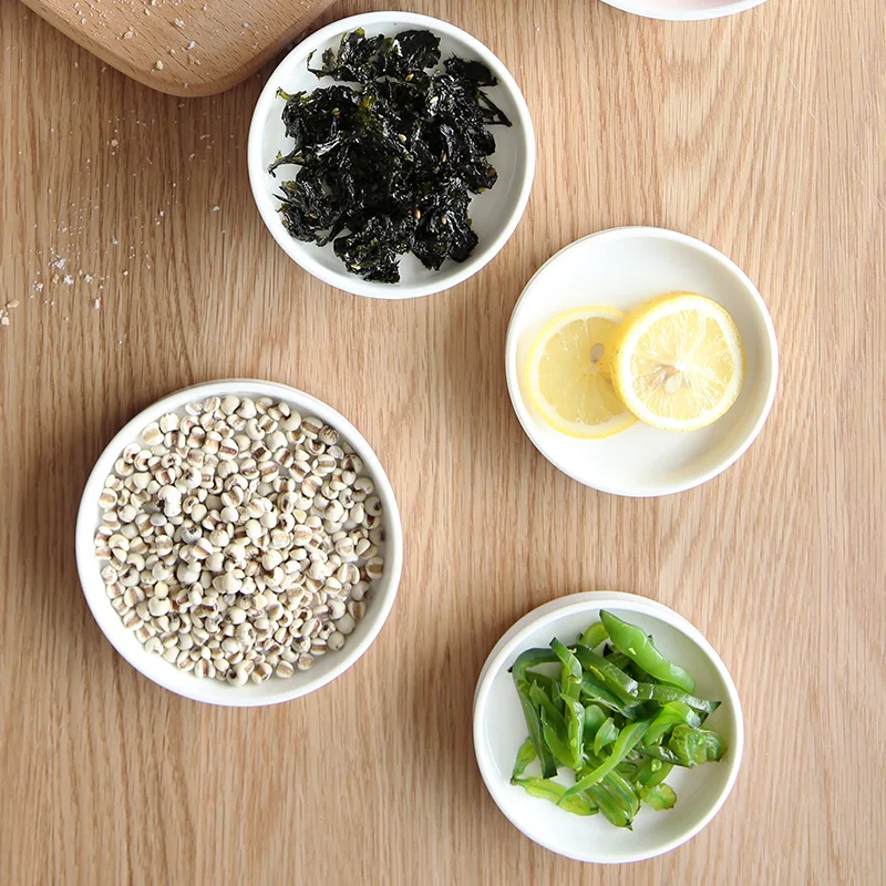 Европейский стиль Короткие многофункциональные белые керамические тарелки для