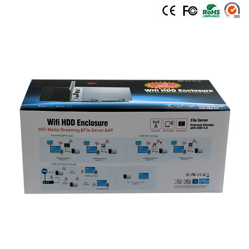 3 5 дюйма 1 ТБ/2 ТБ/3 ТБ жесткий диск с SATA USB 0 HDD корпус беспроводной Wi Fi маршрутизатор