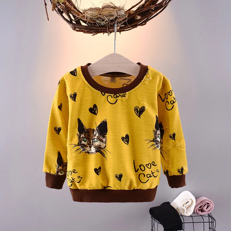 Детские футболки для маленьких мальчиков и девочек на осень весну хлопковые топы