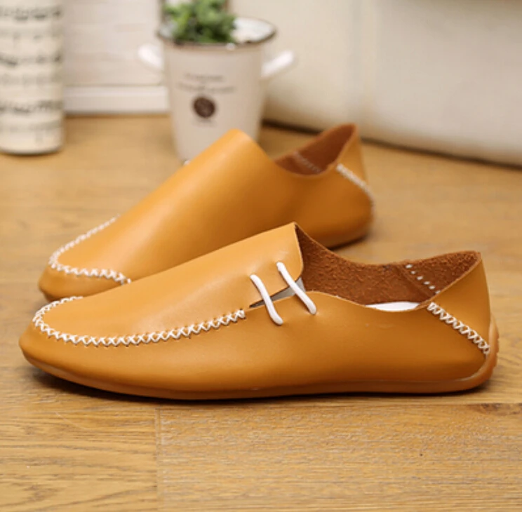 Лидер продаж Новинка 2017 года Мужская обувь для мужчин Туфли без каблуков Мужские