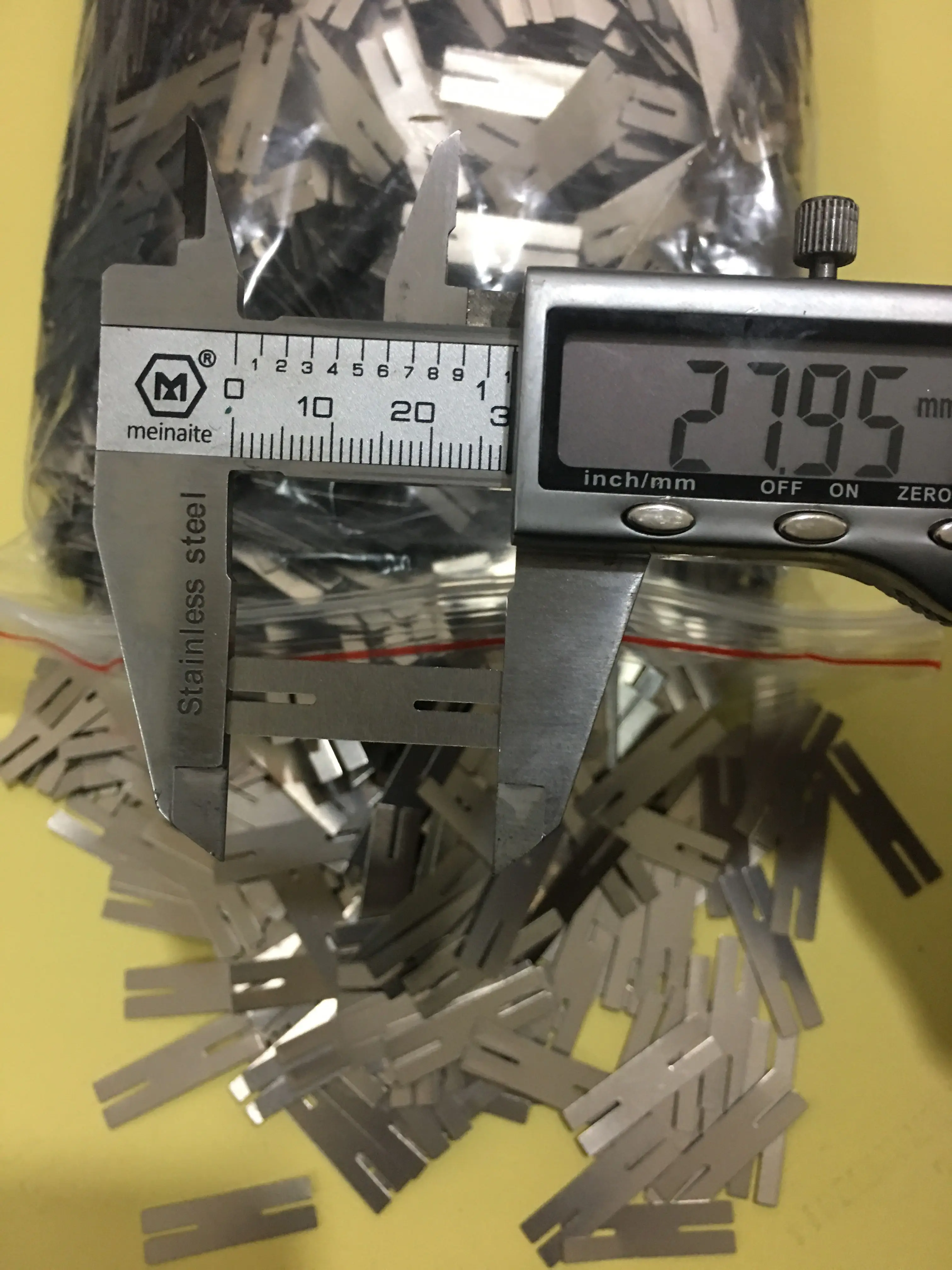 100 шт. 0 15*8*28H никелированные стальные полосы ремешки для магнитных шайб