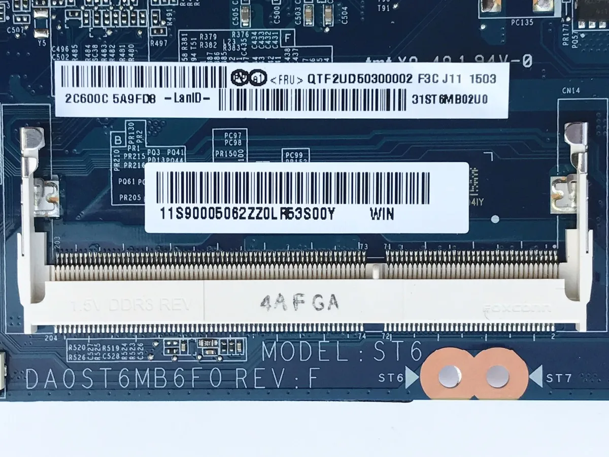 Материнская плата MB 90005062 для Lenovo IdeaPad Flex 15 серий материнская ноутбука DA0ST6MB6F0