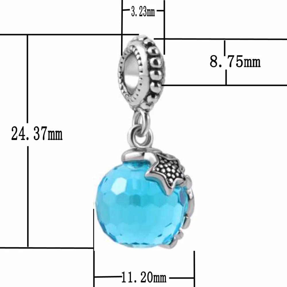 Горка бесплатная доставка покрытый кристаллами с шариковой пробкой подвеска