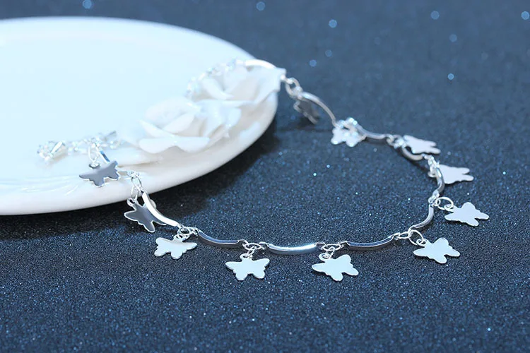 Модные женские браслеты на ногу с бабочками для женщин ювелирные изделия