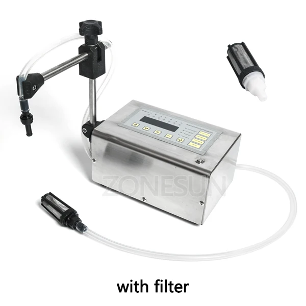 Extra filter ZONESUN 5-3500 мл точность портативная цифровая машина для наполнения жидкостью с ЖК-дисплеем духи напиток вода молоко маленькая бутылка флакон наполнитель - Цвет: Extra filter