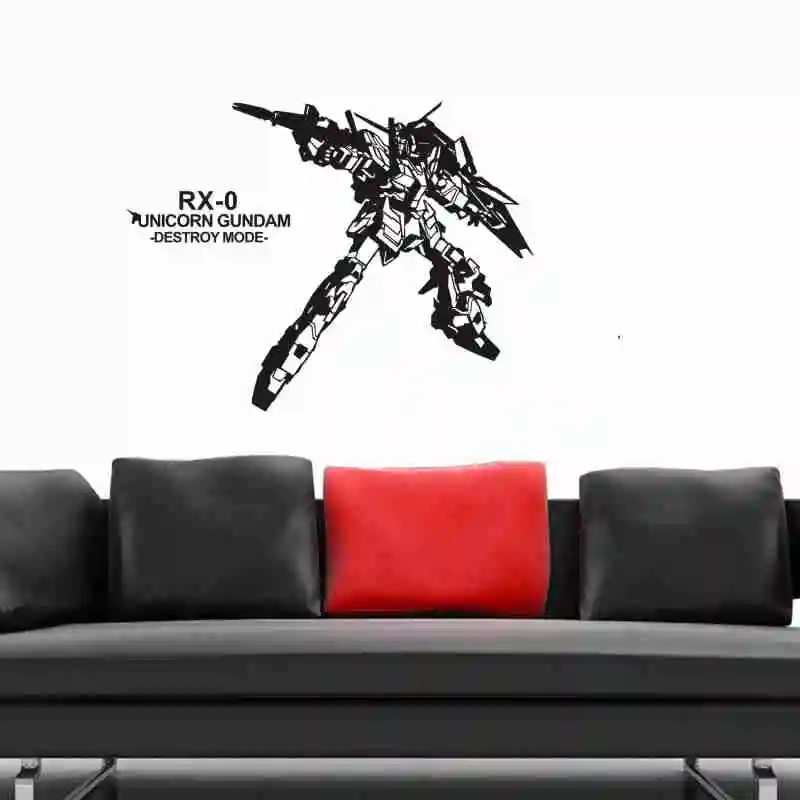 Pegatina GUNDAM наклейка аниме мультфильм автомобиль наклейка виниловая наклейка на стену s Декор украшение дома