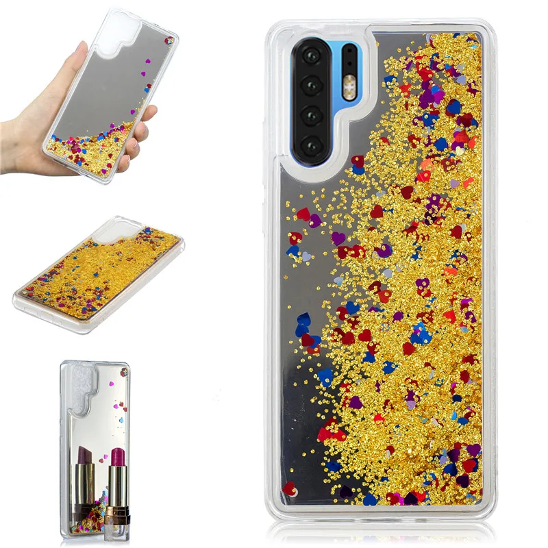Динамический жидкий зыбучий песок чехол для Huawei P30 Pro P10 P20 Lite P8 2017 Mate 10 20 зеркальный
