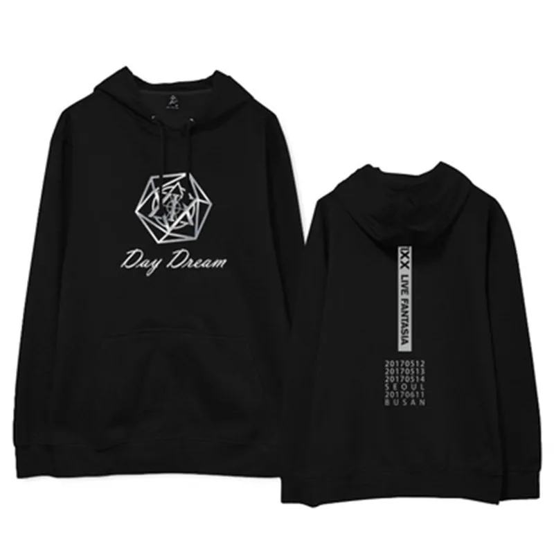 VIXX combination concert with the same paragraph shirts for men and women spring autumn plus velvet loose support hoodies | Женская