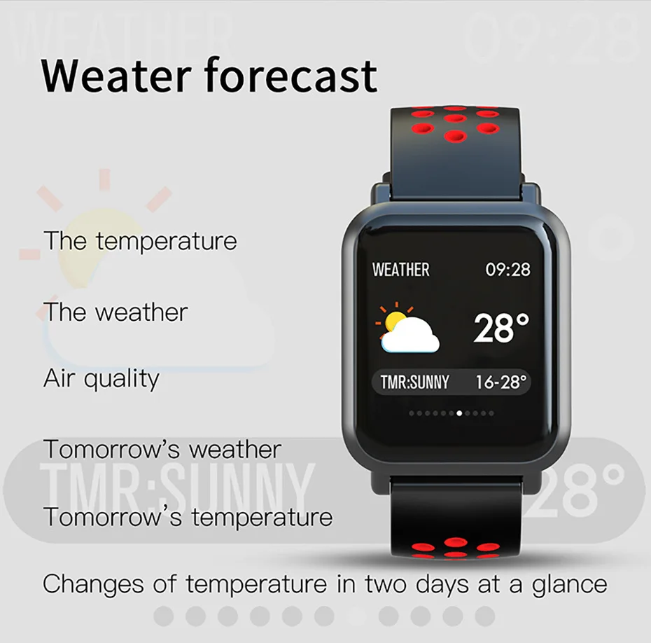 COLMI S9 2.5D экран Gorilla glass Smartwatch кровяное давление кислород поля IP68 Водонепроницаемый Смарт часы для iOS Android телефон