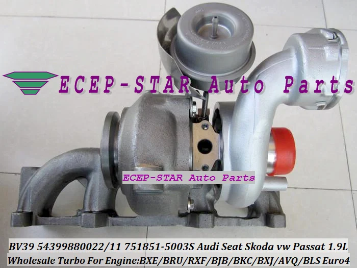Free Ship BV39 VTG 54399880022 54399880011 751851 Turbo For AUDI A3 Altea Volkswagen VW Caddy Golf Passat BJB AVQ 1.9L TDI | Автомобили и