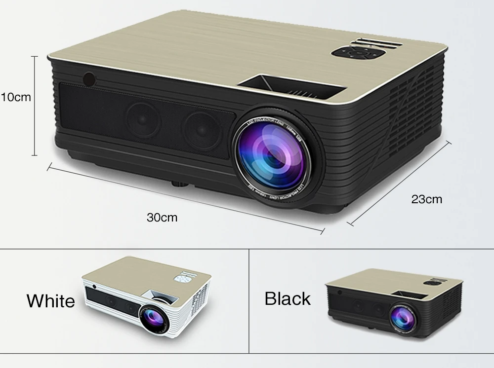 WZATCO Full HD 1080p светодиодный Видеопроектор для домашнего кинотеатра 5500 люмен Android 9,0 WiFi портативный видеопроектор moive Proyector с HDMI USB
