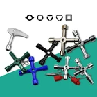 Многофункциональные гаечные ключи, универсальный треугольный ключ с 4 каналами, для сантехники, радиаторов