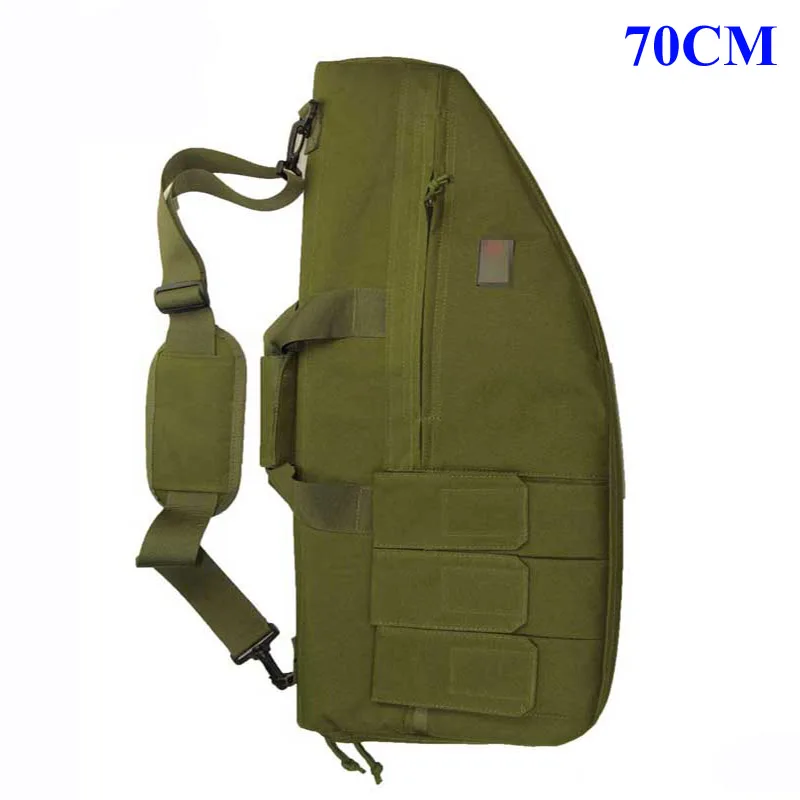 70CM Green 1000D нейлоновая армейская охотничья сумка чехол для винтовки ружья тактическая сумка для оружия Военная страйкбольная кобура для стрельбы на открытом воздухе аксессуары для военных игр сумка - Цвет: 70CM Green