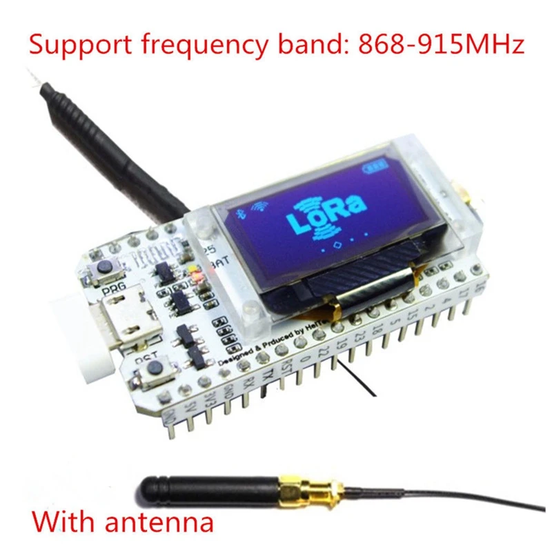 868/915 МГц Esp32 Bluetooth Wifi Lora макетная плата Sx1276 модуль для Arduino с антенной | Компьютеры и
