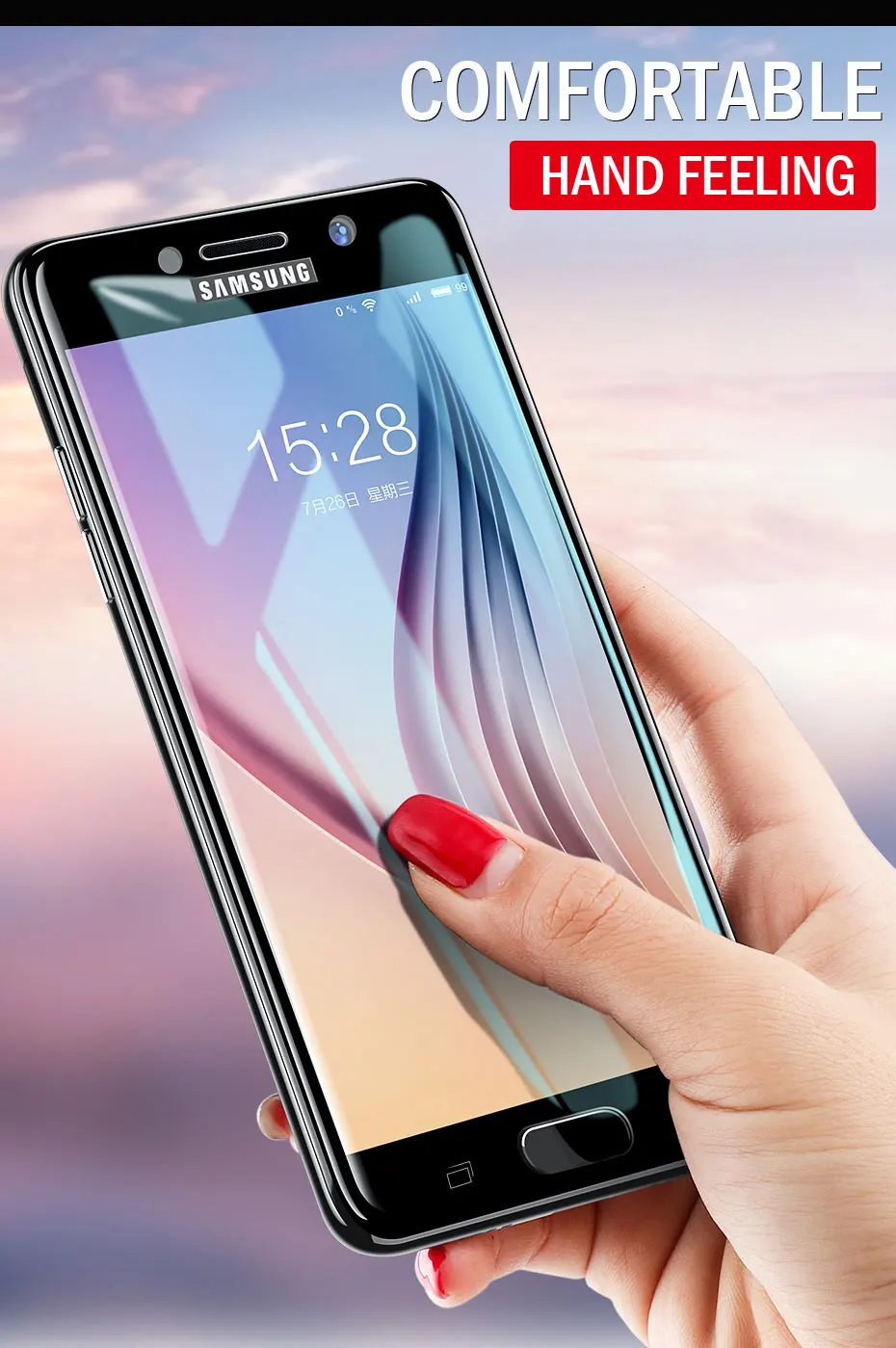 5D изогнутое закаленное Высокопрочное Стекло для samsung A5 защитный Стекло для samsung Galaxy J3 J5 J7 A3 A5 A7 плюс A8 крышка чехол
