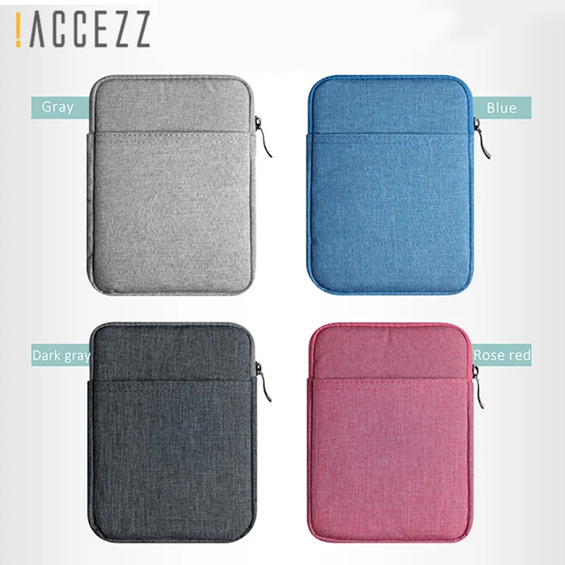 !ACCEZZ 6inch Tablet Sleeve For Amazon Kindle Paperwhite 1 2 3 Cotton Shockproof Full Protective Ultra Slim Case Cover Bag Funda |
