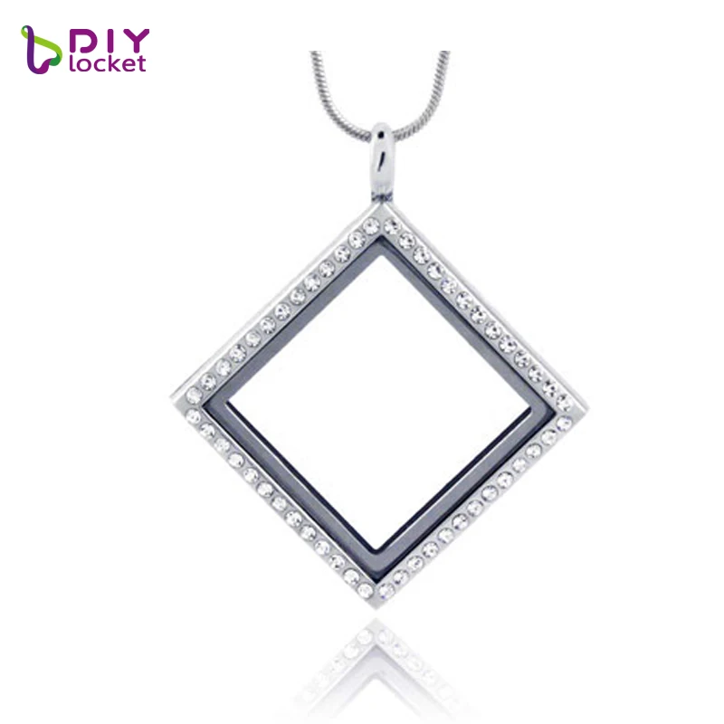 Новинка призматический плавающий медальон diylocket ожерелье магнитные Стеклянные