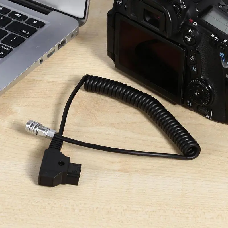 Кабель питания 4K к D tap для BMPCC Blackmagic Pocket Cinema Camera Battery 12 17V спиральный кабель Dtap Weip