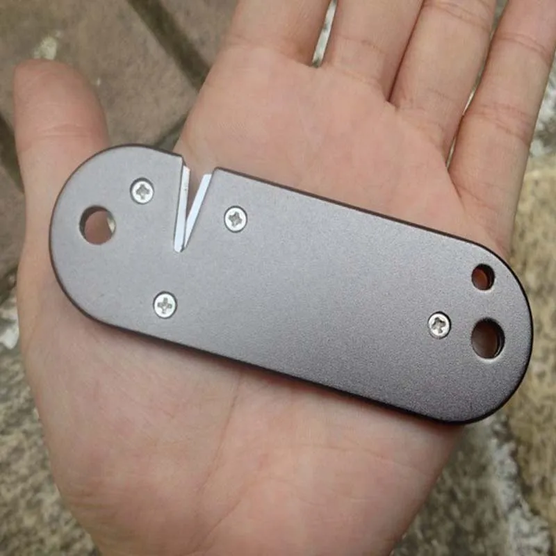 Edc gear TAD на открытом воздухе кемпинг супер-твердая Вольфрамовая сталь точилка для ножей портативный точильный камень походный инструмент EDC