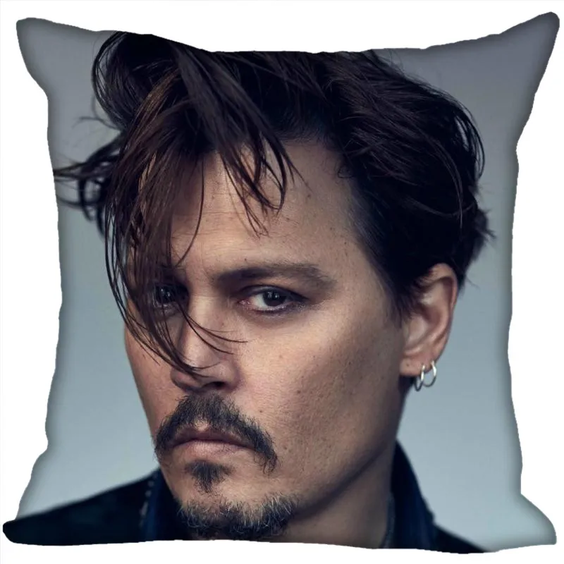 Горячая Распродажа, Наволочка на заказ, наволочка с принтом «Johnny Depp», 35X35 см(с одной стороны), чехлы на подушки для дома, наволочки 9-22 лет - Цвет: Pillowcase