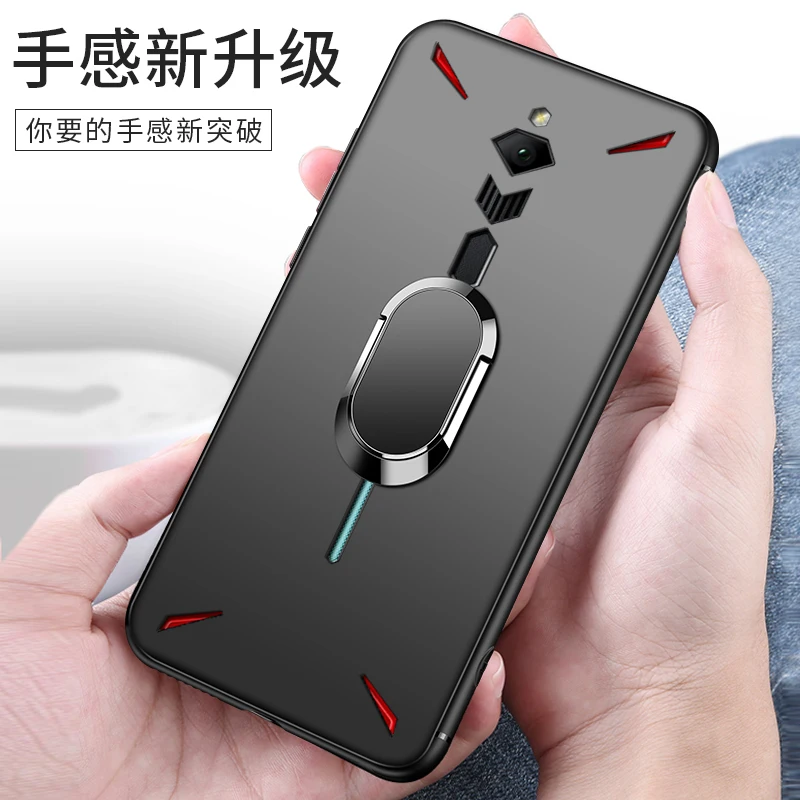 Чехол для ZTE Nubia Red Magic 3 мягкий чехол Magic3 магнитный автомобильный с кольцом пальца |