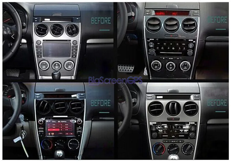 Tesla style 10," Android 7,132 GB rom автомобильный dvd-плеер gps Navi для Mazda 6 2002- Мультимедиа Стерео Автомагнитола головное устройство аудио
