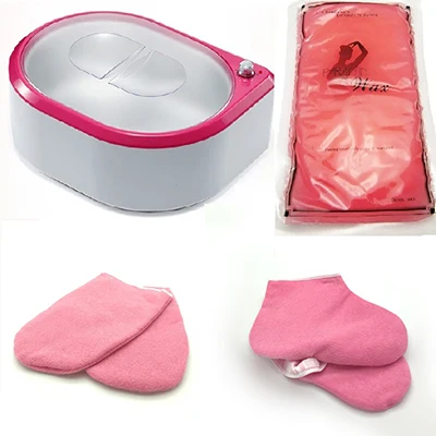 One set Red Pink EU 5L парафин спа подогреватель воска машина нагреватель с подогревом Электрические пинетки перчатки непрерывной гидратации Тепла Терапия Машина - Цвет: One set Red Pink EU