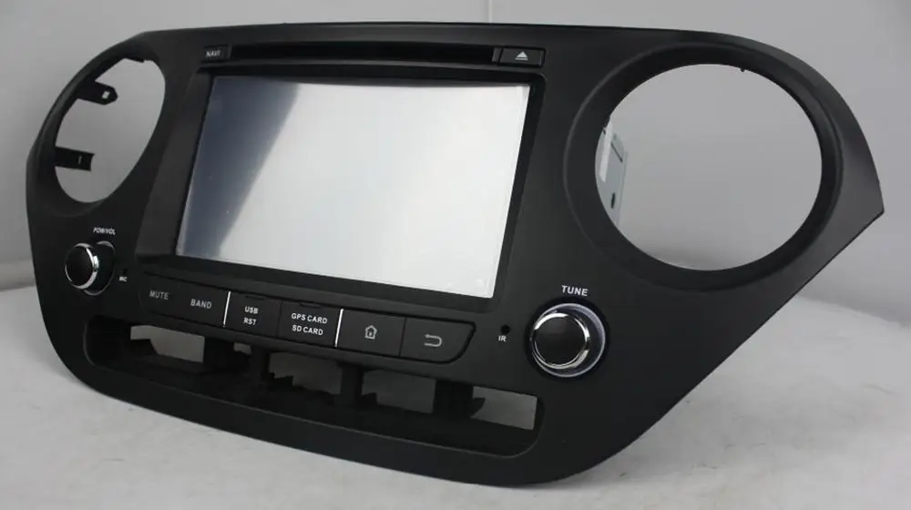 7 дюймов в тире dvd-плеер автомобиля с gps(опционально), аудио Радио стерео, USB/SD/AUX кабель/USB кабель, BT/ТВ, автомобиль мультимедийная Главная панель для hyundai I10