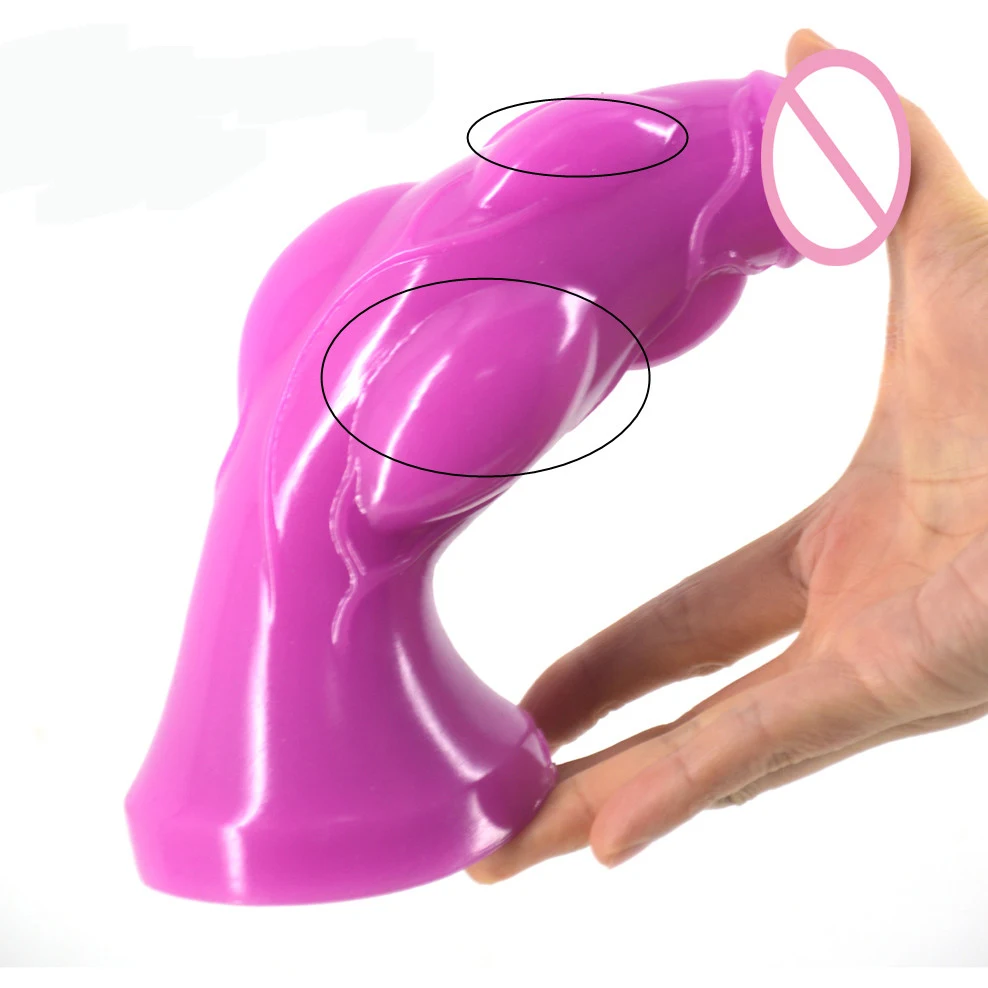 Большой выпуклой фаллоимитатор FAAK большой интимные игрушки для женщин анус