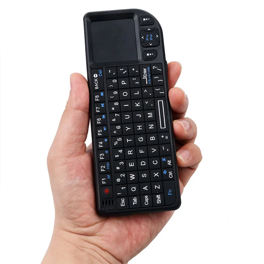 Kebidumei 3 в 1 Мини Ручной 2,4G RF беспроводная клавиатура с сенсорной панелью мышь для ПК ноутбук Smart tv Box