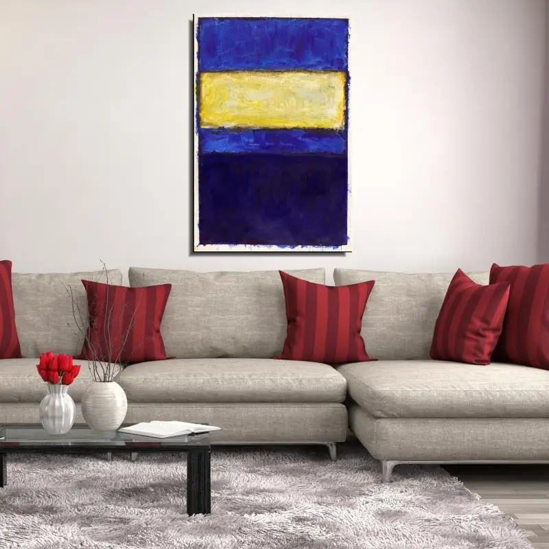 Картина маслом в абстрактном американском стиле без рамки|art design|oil painting canvasmark rothko