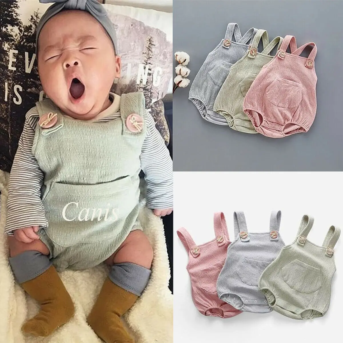 Милый боди для маленьких мальчиков и девочек 3 вида цветов комбинезоны без