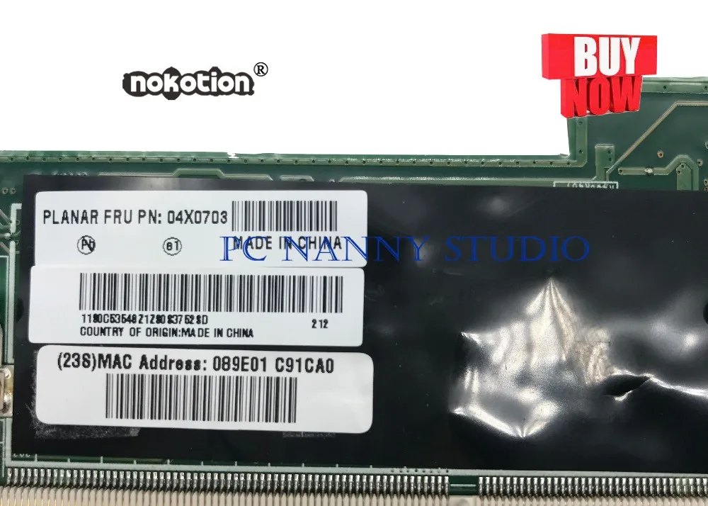 PCNANNY 04X0703 для Lenovo ThinkPad X131e Материнская плата ноутбука i3-3227U DDR3 DA0LI2MB8H0