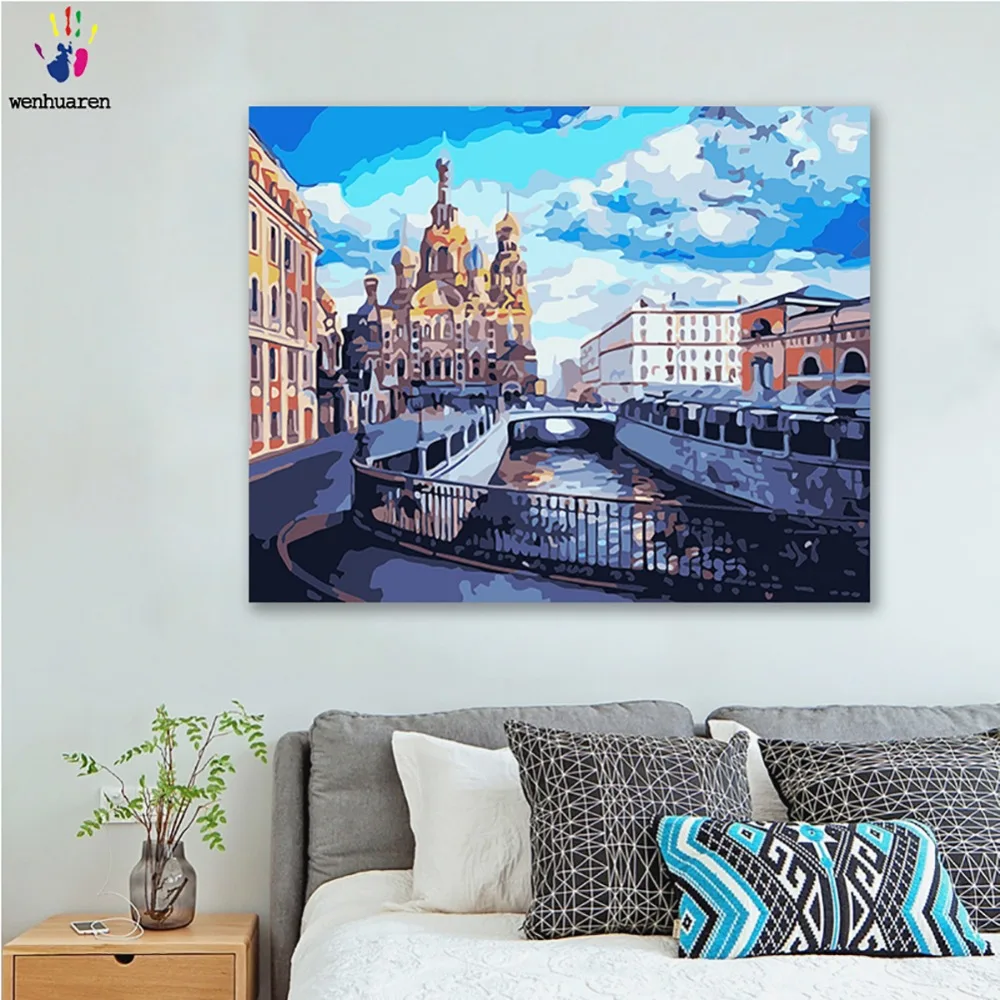 DIY картинки для раскраски по номерам в различных расцветках с применением