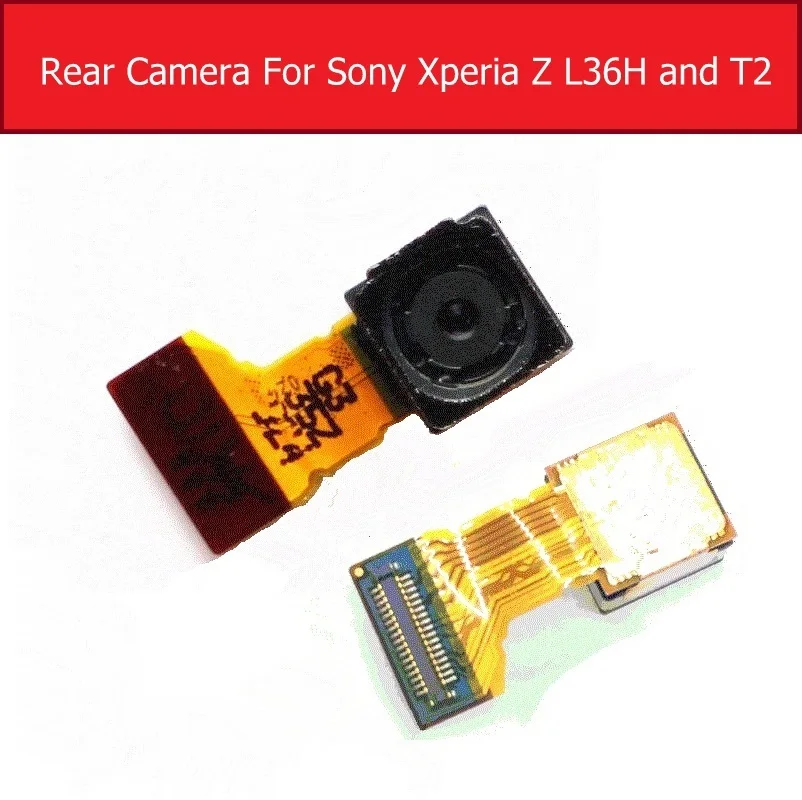 Модуль задней камеры для Sony Xperia E5/T2/Z L36H большая фронтальная Основная камера C S39H/Z