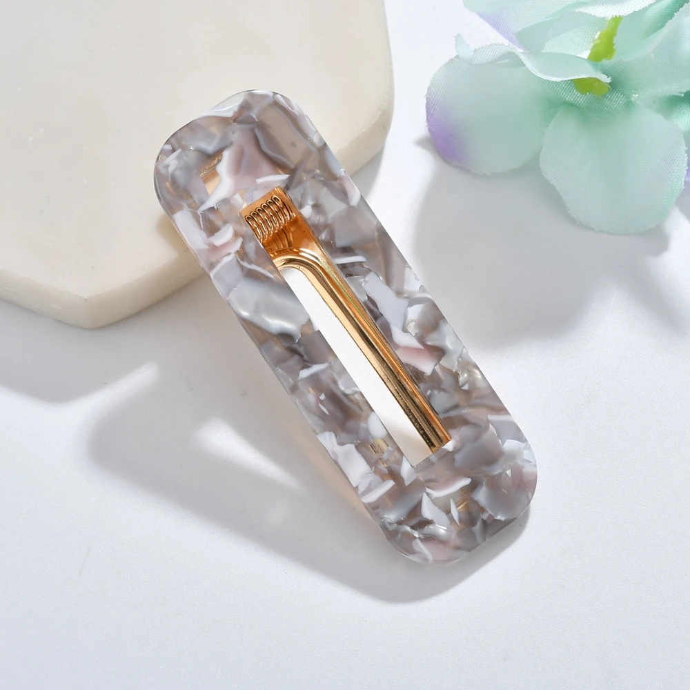 GEREIT/Новинка распродажа 1 шт. Корейская Геометрическая акриловая заколка для