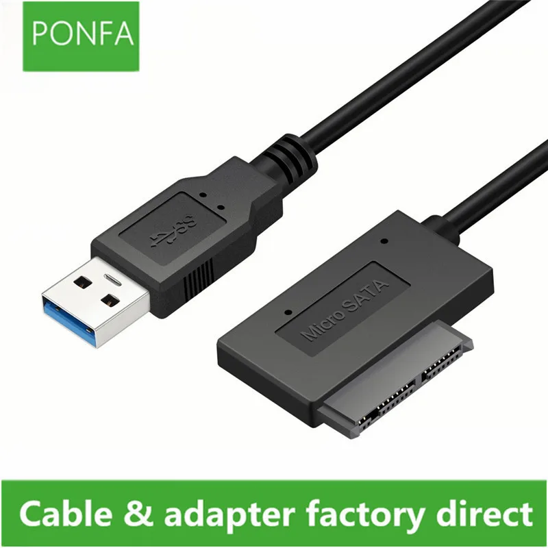 

Кабель-переходник с USB 3,0 на Micro SATA для жесткого диска 1 8 дюймов, переходник с USB на 7 + 6Pin, 13Pin и 16Pin Msata 7 + 9 Pin