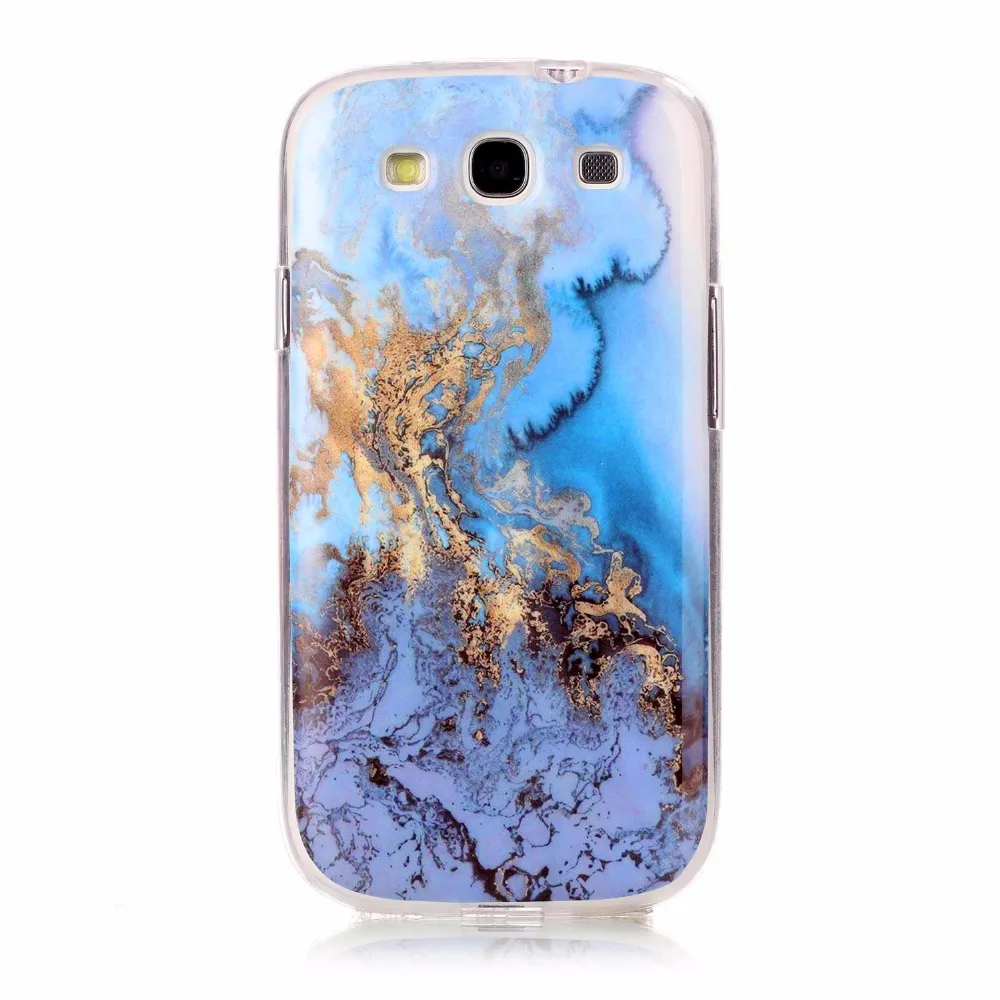 Гранитный скраб мраморный камень Мягкий ТПУ чехол для samsung S3/I9300/I9305 S4/I9500 S6/G9200 S6 edge