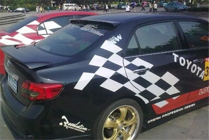 Для Corolla, спойлер на крышу, абс материал, заднее крыло, грунтовка, цвет, задний спойлер для Toyota Corolla, спойлер на крышу 2006-2013
