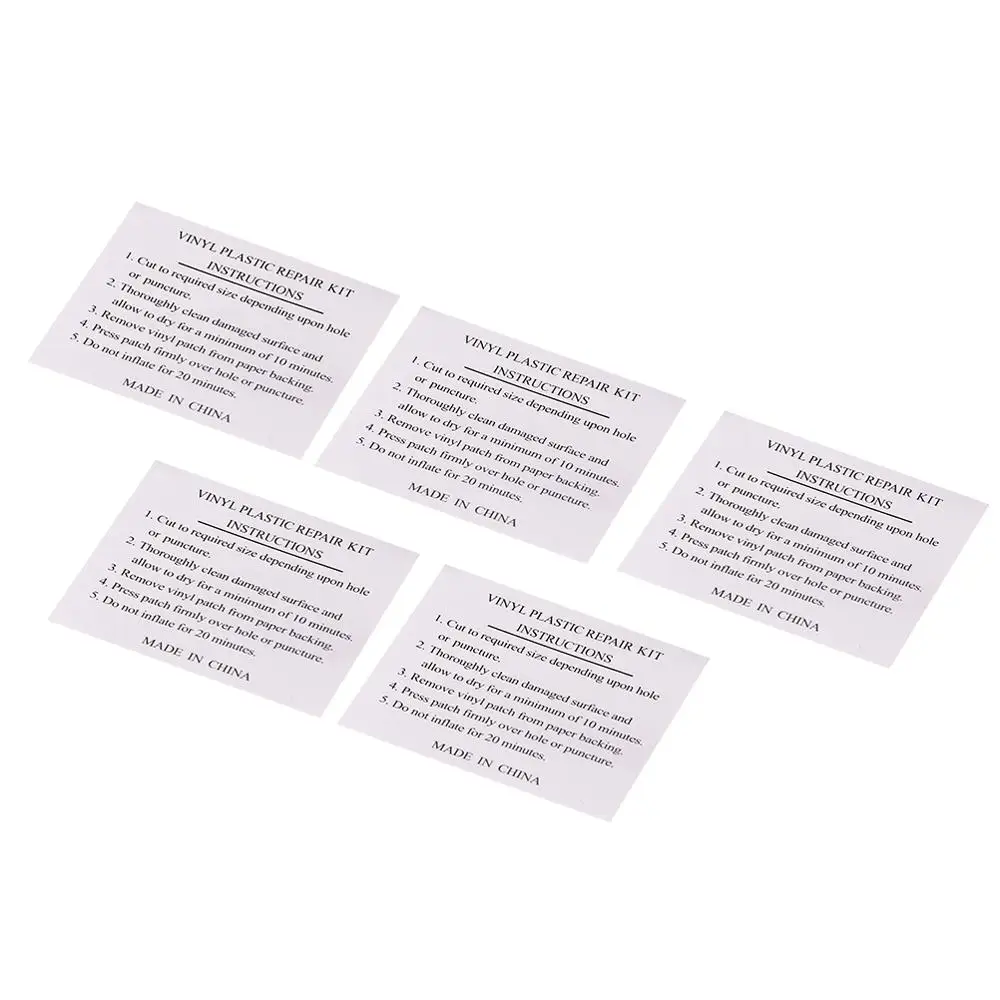 

5pcs PVC Puncture Repair Adhesive Patch For Inflatable Toy Swimming Pools Float Air Bed Dinghies Circular Patches