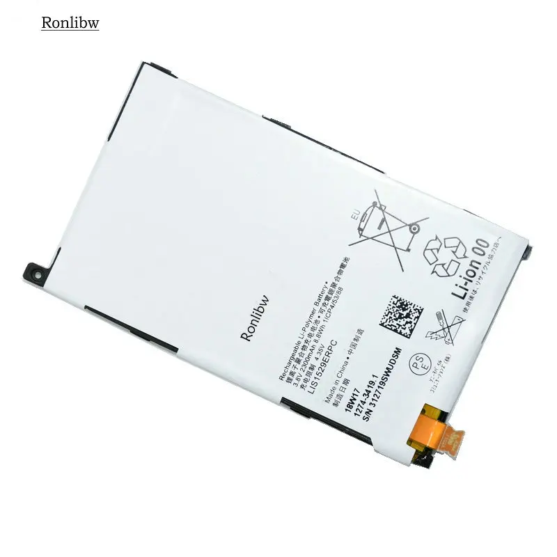 Сменный аккумулятор Ronlibw для Sony Xperia Z1 mini Compact D5503 M51W 2300 мАч LIS1529ERPC|Аккумуляторы