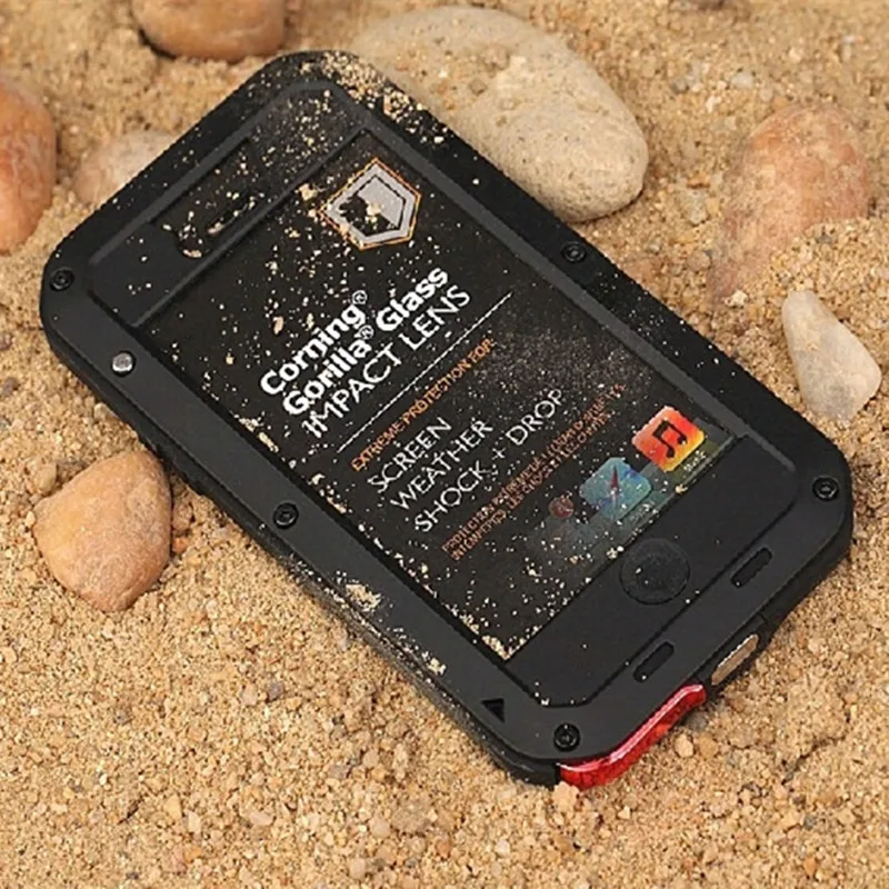 Сверхпрочный чехол для iPhone 5c роскошные бронированные металлические Чехлы Doom 6 7 8