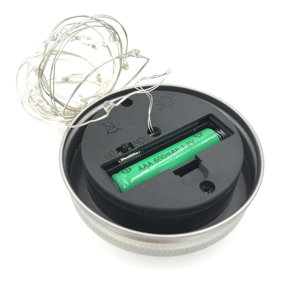 Солнечная лампа Mason Jar Рождественское украшение светодиодный ночник для комнаты