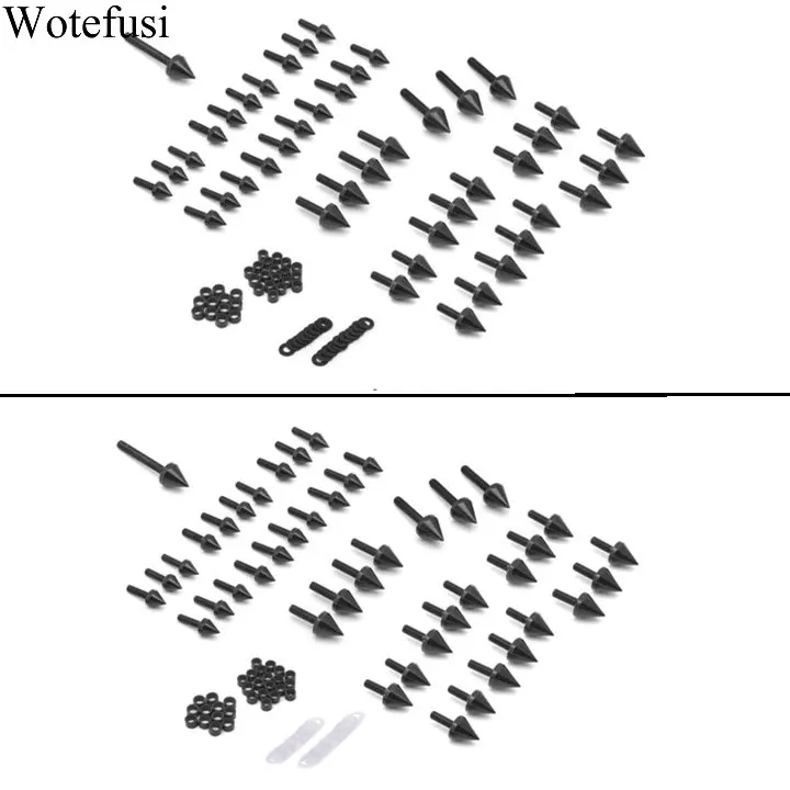 Алюминиевые болты Wotefusi с шипами для Honda 1999 2000 CBR 600 F4 01 02 03 04 05 06 F4i [P515]|aluminum cap|aluminum